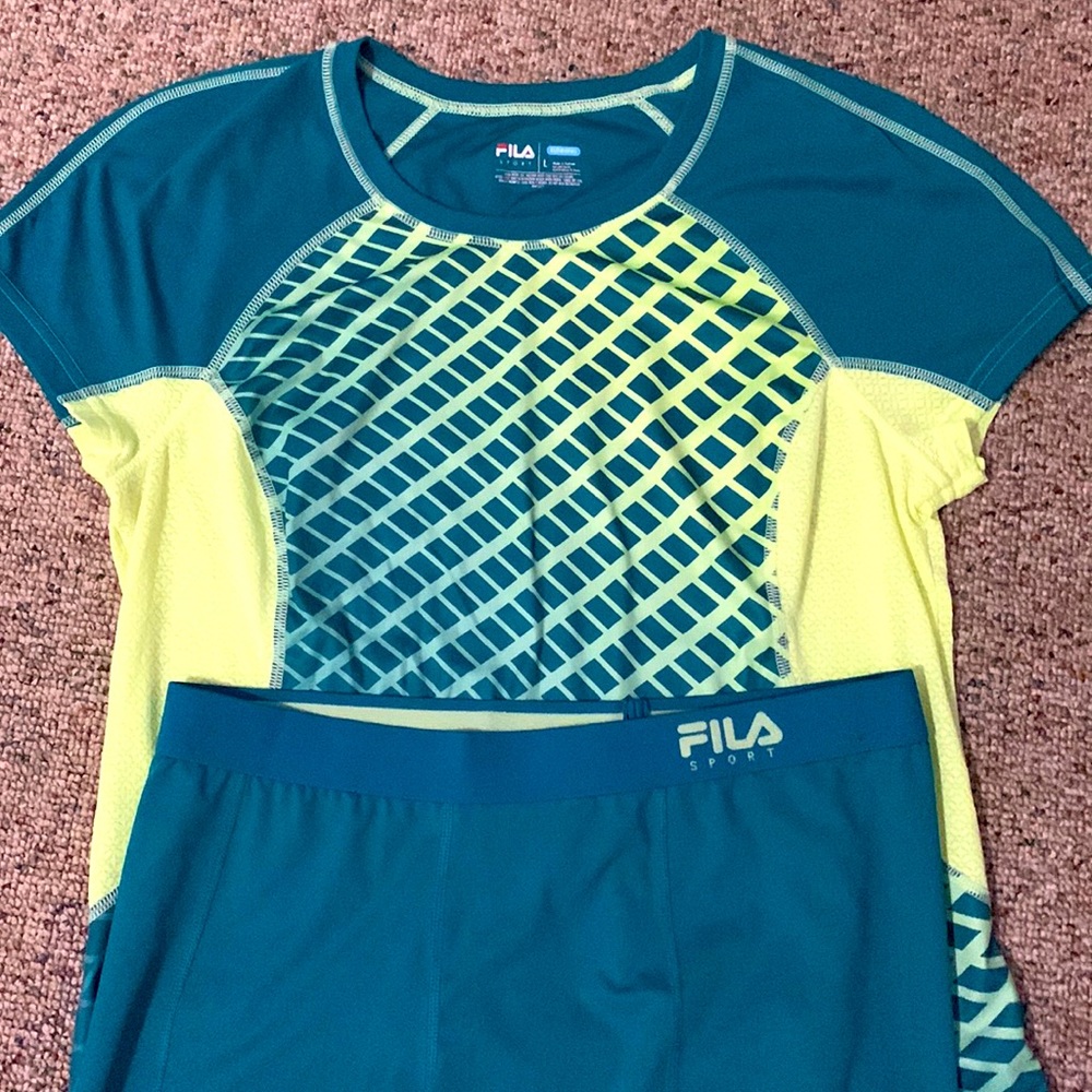 Fila ladies Sports Running leggings & matching top